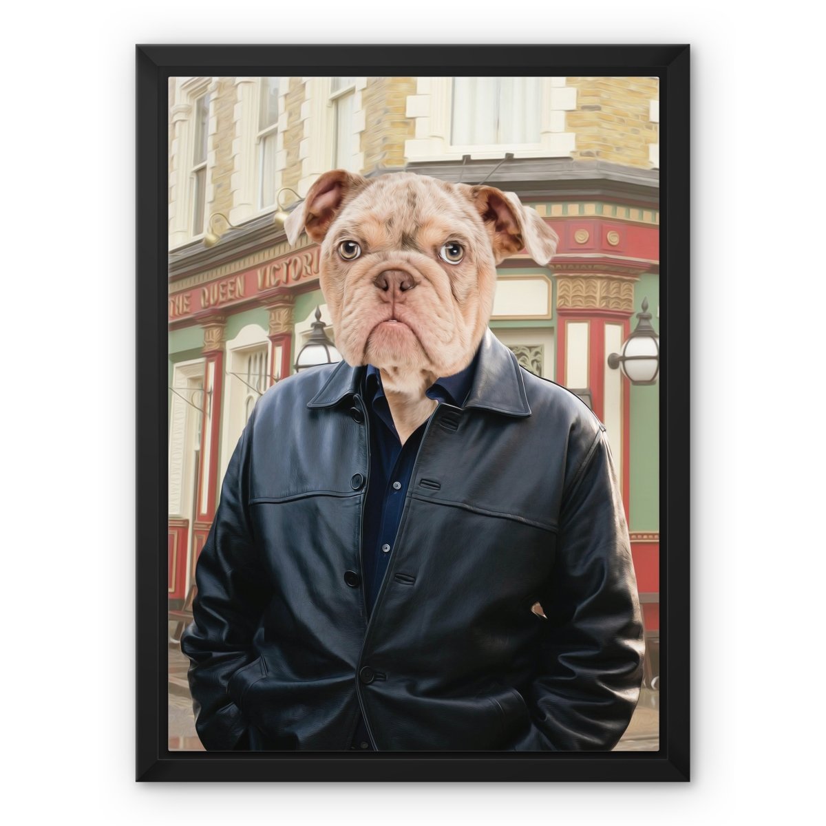Phil Mitchell (Eastenders Inspired): Custom Pet Canvas - Paw & Glory - #pet portraits# - #dog portraits# - #pet portraits uk#paw & glory, pet portraits canvas,pet on canvas, personalized pet canvas art, pet on canvas reviews, personalized dog canvas art, the pet on canvas reviews