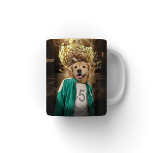 Player 456 (Squid Games Inspired): Custom Pet Mug - Paw & Glory - #pet portraits# - #dog portraits# - #pet portraits uk#paw and glory, custom pet portrait Mug,custom pet mugs, mug with dog picture, dog photo mug, mug for dog, personalized dog and owner mug
