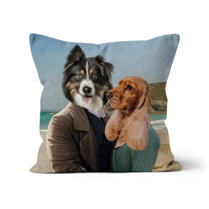 Poldark: Custom Pet Cushion - Paw & Glory - #pet portraits# - #dog portraits# - #pet portraits uk#paw and glory, pet portraits cushion,pet face pillows, personalised pet pillows, pillows with dogs picture, custom pet pillows, pet print pillow