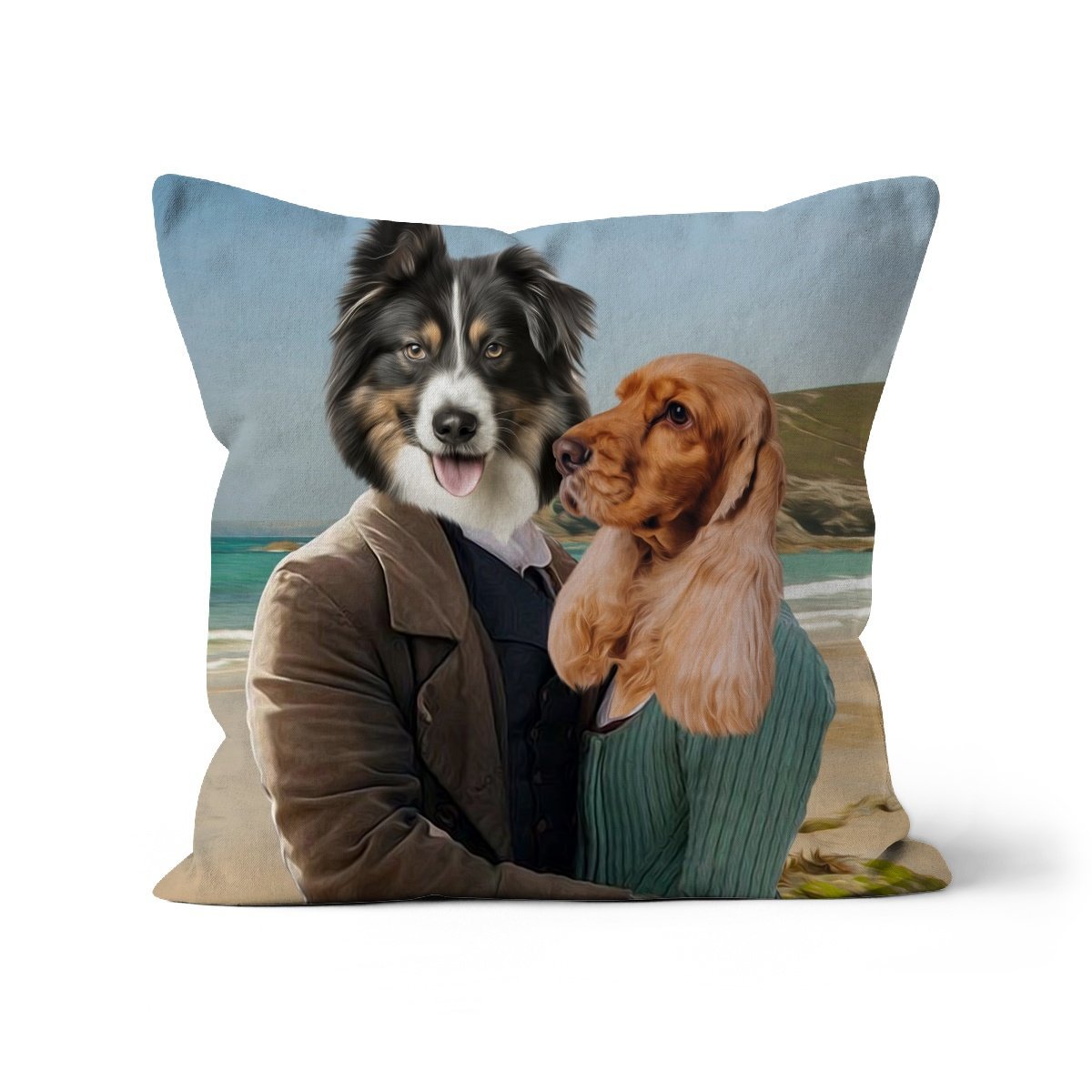 Poldark: Custom Pet Cushion - Paw & Glory - #pet portraits# - #dog portraits# - #pet portraits uk#paw and glory, pet portraits cushion,pet face pillows, personalised pet pillows, pillows with dogs picture, custom pet pillows, pet print pillow