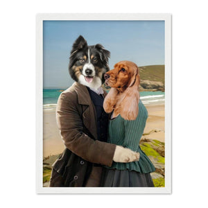 Poldark: Custom Pet Portrait - Paw & Glory, pawandglory, paw portraits, minimal dog art, paintings of pets from photos, painting of your dog, dog portrait images, pet portraits