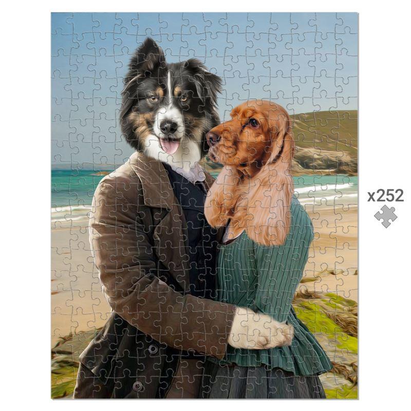 Poldark: Custom Pet Puzzle - Paw & Glory - #pet portraits# - #dog portraits# - #pet portraits uk#paw and glory, custom pet portrait Puzzle,dog puzzle, dog artists uk, dog family portrait, print a gift, dog royal portraits