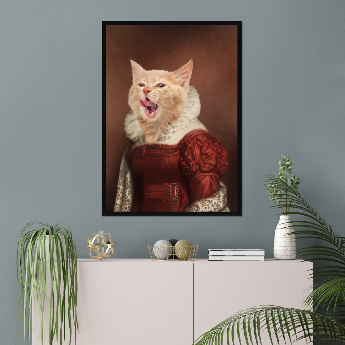 The Countryside Girl: Custom Pet Portrait - Paw & Glory, paw and glory, draw your pet portrait, pet portraits, fancy pet portraits, custom pet portraits south africa, paintings of pets from photos, drawing dog portraits, pet portraits