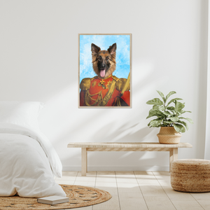 Paw & Glory, pawandglory, best dog paintings, the admiral dog portrait, pictures for pets, original pet portraits, painting of your dog, admiral pet portrait, pet portrait