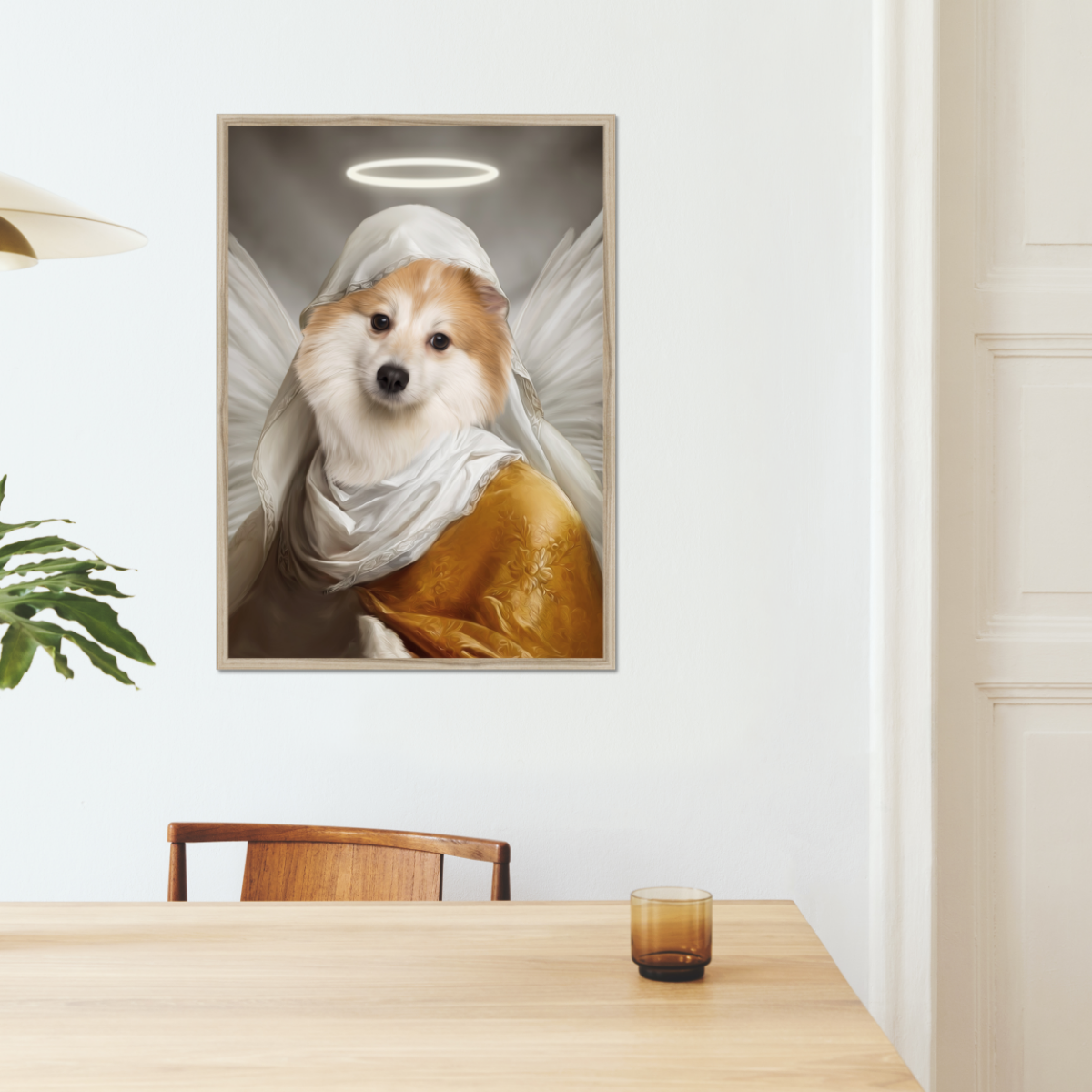 The Angel: Custom Pet Portrait - Paw & Glory, pawandglory, the general portrait, drawing pictures of pets, in home pet photography, best dog artists, admiral pet portrait, digital pet paintings, pet portrait
