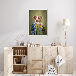 Paw & Glory, paw and glory, custom pet paintings, pet portrait admiral, dog portraits as humans, drawing pictures of pets, custom pet paintings, original pet portraits, pet portraits