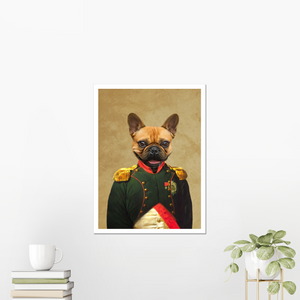 Paw & Glory, paw and glory, custom pet portraits south africa, digital pet paintings, the admiral dog portrait, dog portrait background colors, professional pet photos, dog portraits colorful, pet portrait
