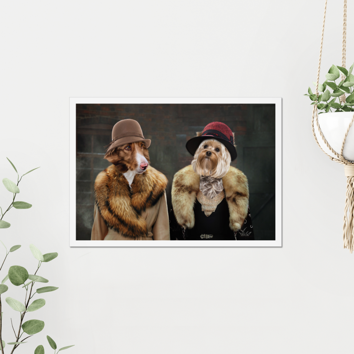 The Women (Peaky Blinders Inspired) 2 Pet: Custom Pet Poster - Paw & Glory - #pet portraits# - #dog portraits# - #pet portraits uk#Paw & Glory, pawandglory, dog portrait background colors, dog astronaut photo, best dog artists, dog astronaut photo, dog drawing from photo, dog portrait images, pet portrait