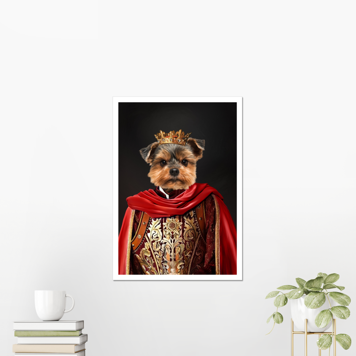 The Young King: Custom Pet Poster - Paw & Glory - #pet portraits# - #dog portraits# - #pet portraits uk#Paw & Glory, pawandglory, dog canvas art, for pet portraits, pet portraits leeds, in home pet photography, pet portrait artists near me, dog portraits admiral, pet portrait
