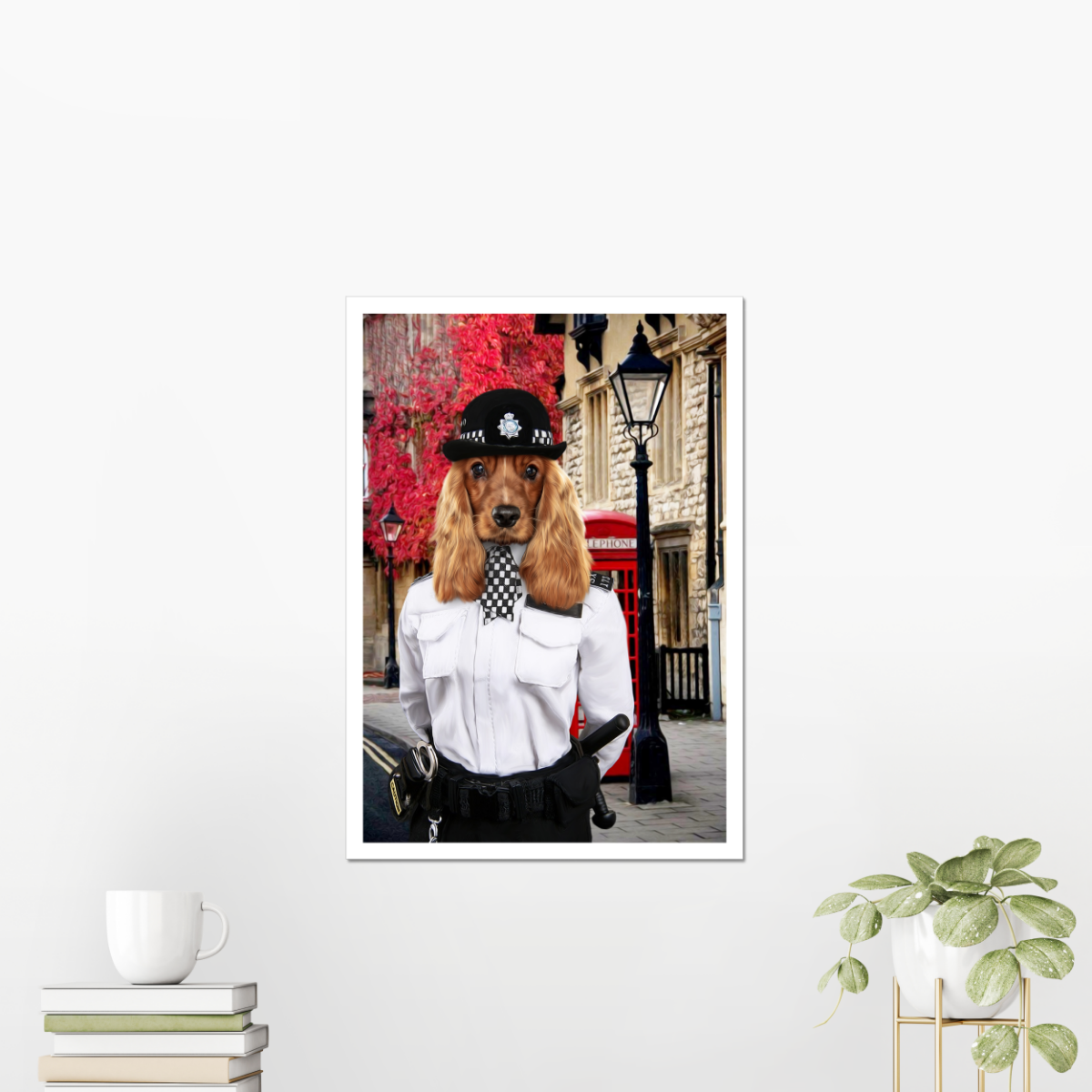 WPC Woof: Custom Pet Poster - Paw & Glory - #pet portraits# - #dog portraits# - #pet portraits uk# Paw & Glory, pawandglory, minimal dog art, best dog artists, dog portraits as humans, the general portrait, dog portraits admiral, pet portraits usa, pet portrait