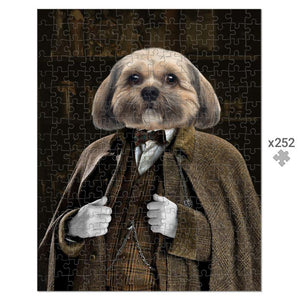Professor Slughorn (Harry Potter Inspired): Custom Pet Puzzle - Paw & Glory - #pet portraits# - #dog portraits# - #pet portraits uk#paw & glory, pet portraits Puzzle,animal portrait artist, pet artist, puppy painting, dog portraits photography, pet puzzle