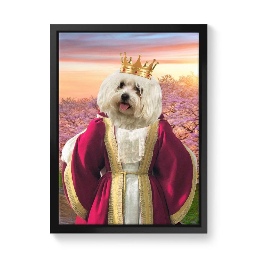 Queen Anne: Custom Pet Canvas - Paw & Glory - #pet portraits# - #dog portraits# - #pet portraits uk#paw and glory, custom pet portrait canvas,dog photo on canvas, dog canvas painting, the pet canvas, dog canvas wall art, dog portrait canvas