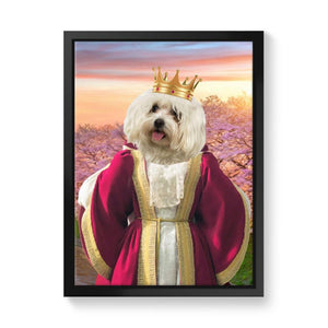 Queen Anne: Custom Pet Canvas - Paw & Glory - #pet portraits# - #dog portraits# - #pet portraits uk#paw & glory, pet portraits canvas,pet art canvas, dog art canvas, custom pet canvas, pet photo canvas, pet on canvas