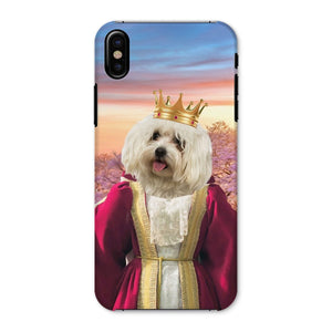 Queen Anne: Custom Pet Phone Case - Paw & Glory - #pet portraits# - #dog portraits# - #pet portraits uk#dog portrait, pet portraits at, dog oil paintings, pet oil painting, pet oil portraits, pet portraits, hattieandhugo, crown and paw, oil paintings of dogs