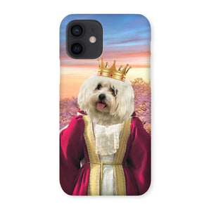 Queen Anne: Custom Pet Phone Case - Paw & Glory - #pet portraits# - #dog portraits# - #pet portraits uk#portraits of pets, dog painting, pet photograph, posh pet portraits, painting pet portraits, picture pet, west and willow, Turnerandwalker