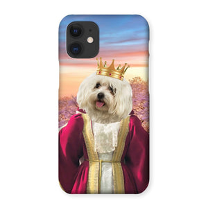 Queen Anne: Custom Pet Phone Case - Paw & Glory - #pet portraits# - #dog portraits# - #pet portraits uk#portrait pets, painting of pet, paw print medals, pet picture frames, dog and cat portraits, pet portrait art, crown and paw, west and willow, westandwillow