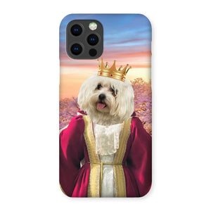 Queen Anne: Custom Pet Phone Case - Paw & Glory - #pet portraits# - #dog portraits# - #pet portraits uk#painted portraits of dogs, portraits pets, portrait of your pet, portrait of your dog, pet photo studio, pet portraits, purrandmutt, crown and paw