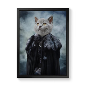 Queen Of The North (GOT Inspired): Custom Pet Canvas - Paw & Glory - #pet portraits# - #dog portraits# - #pet portraits uk#pawandglory, pet art canvas,dog canvas bag, dog wall art canvas, dog canvas print, pet photo to canvas, pet canvas portraits