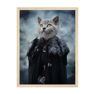 Queen Of The North (GOT Inspired): Custom Pet Portrait - Paw & Glory, pawandglory, dog and couple portrait, custom pet paintings, pet portrait singapore, cat picture painting, custom pet painting, paintings of pets from photos, pet portrait