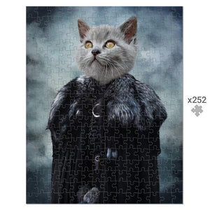 Queen Of The North (GOT Inspired): Custom Pet Puzzle - Paw & Glory - #pet portraits# - #dog portraits# - #pet portraits uk#paw and glory, pet portraits Puzzle,dog portrait funny, general pet prints, animal portraits uk, oil dog painting, puzzle dog artworks