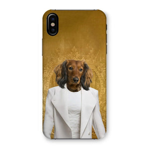 Queen Of The South: Custom Pet Phone Case - Paw & Glory - #pet portraits# - #dog portraits# - #pet portraits uk#dog portrait, pet portraits art, dog oil paintings, pet oil painting, pet oil portraits, pet portraits, hattieandhugo, crown and paw, oil paintings of dogs