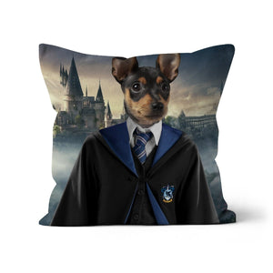 Ravenclaw (Harry Potter Inspired): Custom Pet Cushion - Paw & Glory - #pet portraits# - #dog portraits# - #pet portraits uk#paw & glory, pet portraits pillow,personalised dog pillows, dog photo on pillow, pillow with dogs face, dog pillow cases, pillow custom, pet custom pillow