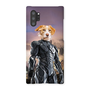 RoboPup (RoboCop Inspired): Custom Pet Phone Case - Paw & Glory - paw and glory, personalised pet phone case, iphone 11 case dogs, dog and owner phone case, dog mum phone case, life is better with a dog phone case, personalised puppy phone case, Pet Portrait phone case,