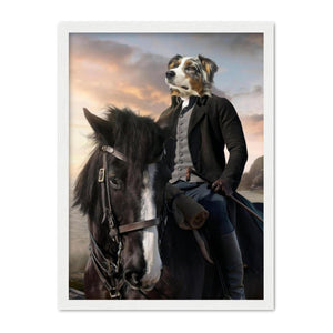 Ross (Poldark Inspired): Custom Pet Portrait - Paw & Glory - #pet portraits# - #dog portraits# - #pet portraits uk#, doggovinci, custom pet, personalized dog, custom dog portraits, dog photo art, art of pets, pet portraits