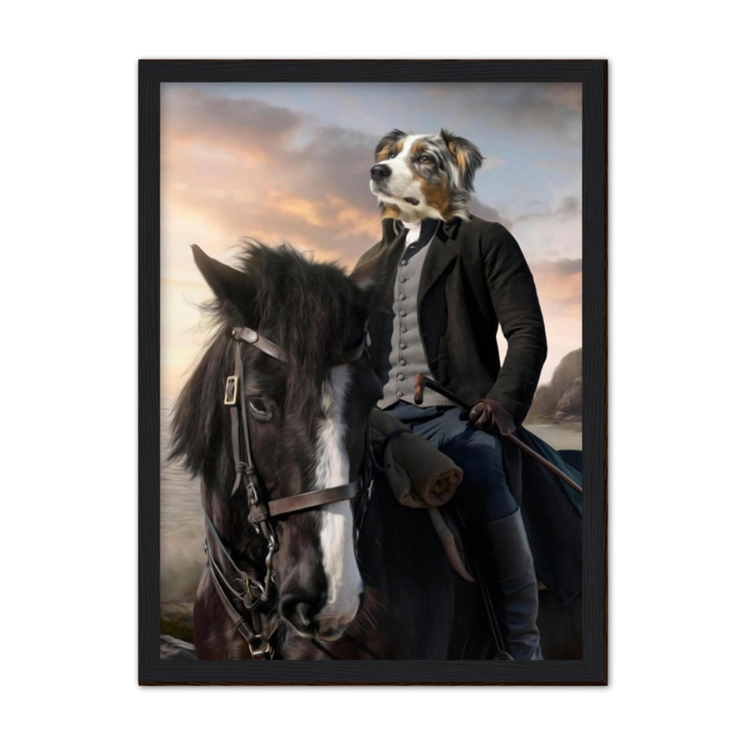 Ross (Poldark Inspired): Custom Pet Portrait - Paw & Glory, pawandglory, dog portrait images, dog portrait background colors, dog portraits singapore, dog portrait images, small dog portrait, dog canvas art, pet portrait