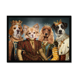 Royal Pops & Princesses: Custom Framed 4 Pet Portrait - Paw & Glory, pawandglory, nasa dog portrait, pet portraits leeds, pictures for pets, pet portrait admiral, dog portraits as humans, in home pet photography, pet portraits