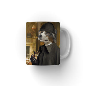 Sherlock Holmes: Custom Pet Mug - Paw & Glory - #pet portraits# - #dog portraits# - #pet portraits uk#paw & glory, pet portraits Mugpicture in coffee mug, gift mug with photo, photo in coffee mug, dog coffee mugs personalized, mug dog