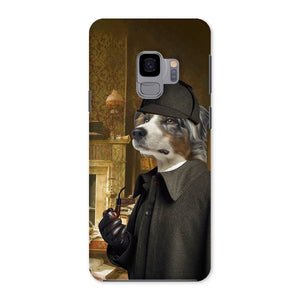 Sherlock Holmes: Custom Pet Phone Case - Paw & Glory - #pet portraits# - #dog portraits# - #pet portraits uk#