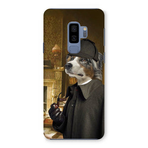 Sherlock Holmes: Custom Pet Phone Case - Paw & Glory - #pet portraits# - #dog portraits# - #pet portraits uk#