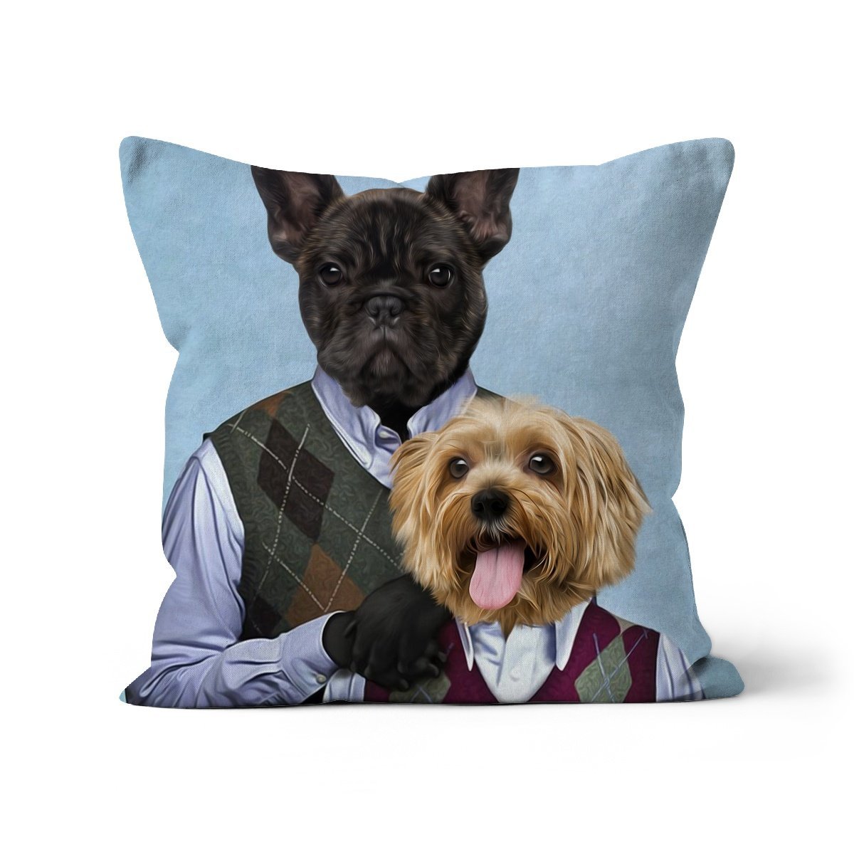Step Doggo's: Custom Pet Cushion - Paw & Glory - #pet portraits# - #dog portraits# - #pet portraits uk#pawandglory, pet art pillow,personalised dog pillows, dog photo on pillow, pillow with dogs face, dog pillow cases, pillow custom, pet custom pillow
