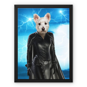 Storm (Marvel Inspired): Custom Pet Canvas - Paw & Glory - #pet portraits# - #dog portraits# - #pet portraits uk#paw and glory, pet portraits canvas,custom pet canvas art, personalized dog canvas print, dog canvas custom, canvas of pet, dog canvas painting