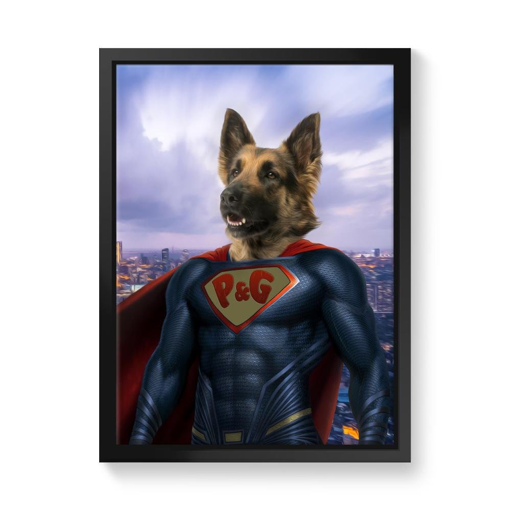 Super Pet: Custom Pet Canvas - Paw & Glory - #pet portraits# - #dog portraits# - #pet portraits uk#pawandglory, pet art canvas,dog portraits canvas, personalised cat canvas, pet on canvas reviews, dog picture canvas, pet picture on canvas