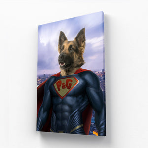 Super Pet: Custom Pet Canvas - Paw & Glory - #pet portraits# - #dog portraits# - #pet portraits uk#pawandglory, pet art canvas,dog portraits canvas, personalised cat canvas, pet on canvas reviews, dog picture canvas, pet picture on canvas