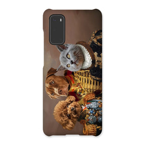The 3 Brothers In Arms: Custom Pet Phone Case - Paw & Glory - pawandglory, dog phone case custom, personalized puppy phone case, personalised pet phone case, custom dog phone case, personalised iphone 11 case dogs, custom cat phone case, Pet Portraits phone case,