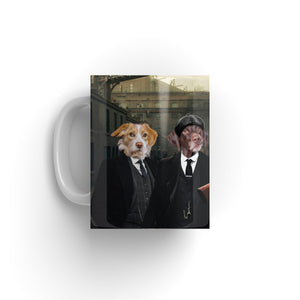 The 3 Brothers (Peaky Blinders Inspired): Custom Pet Mug - Paw & Glory - #pet portraits# - #dog portraits# - #pet portraits uk#paw & glory, custom pet portrait Mug,dog mug personalised, personalized mug with picture, custom mug maker, personalised pet mugs, design a coffee mug
