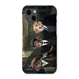 The 3 Brothers (Peaky Blinders Inspired): Custom Pet Phone Case - Paw & Glory - paw and glory, personalized puppy phone case, life is better with a dog phone case, personalised pet phone case, personalised pet phone case, pet phone case, personalised cat phone case, Pet Portrait phone case,