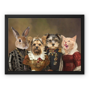 The 4 Nobles: Custom Pet Canvas - Paw & Glory - #pet portraits# - #dog portraits# - #pet portraits uk#paw & glory, custom pet portrait canvas,dog canvas painting, dog canvas wall art, personalised dog canvas, dog canvas bag, canvas of pet