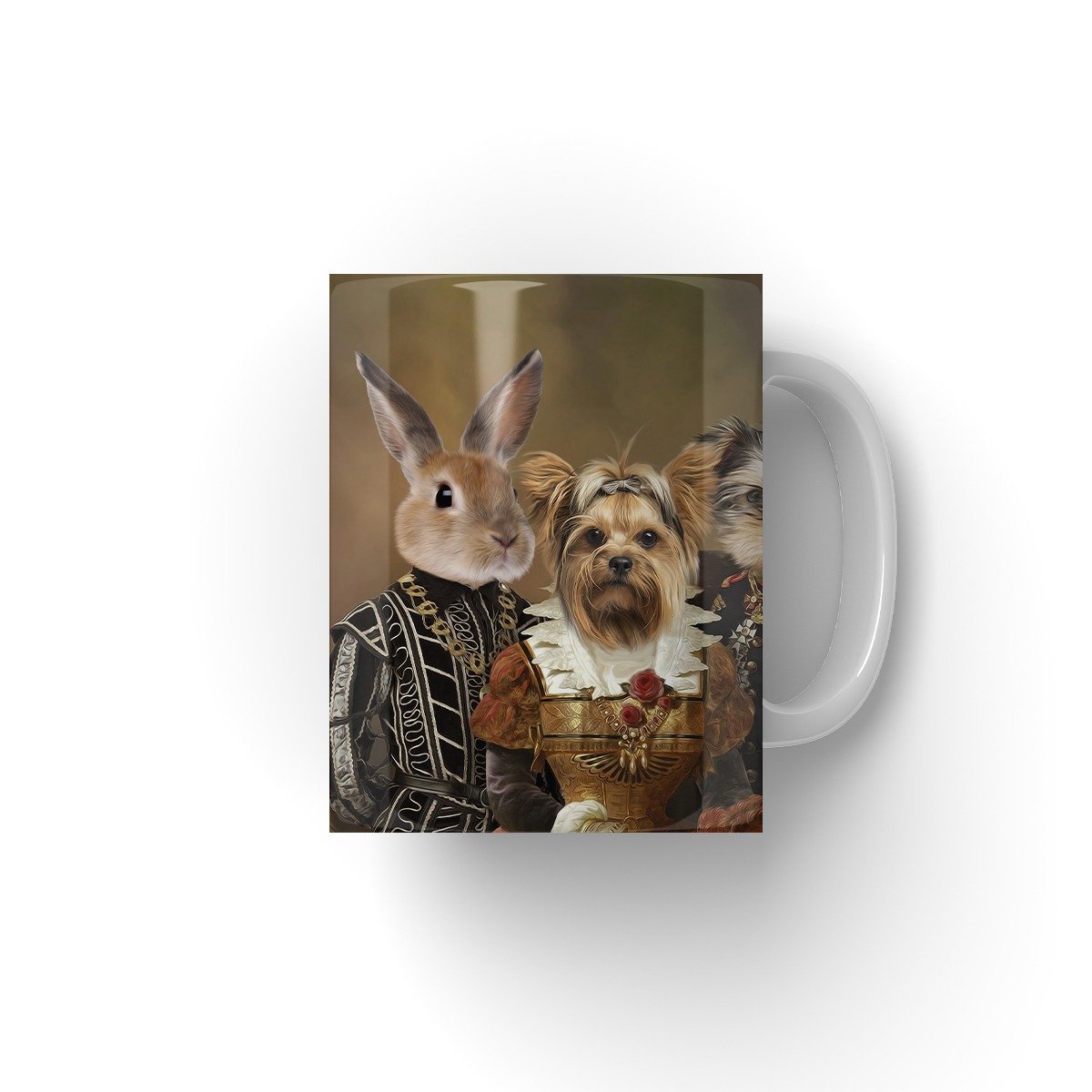 The 4 Nobles: Custom Pet Mug - Paw & Glory - #pet portraits# - #dog portraits# - #pet portraits uk#paw & glory, custom pet portrait Mug,personalized coffee mugs with pets, mug create, dog and owner mugs, personalizable mugs, photo with mug