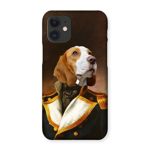 The Admiral: Custom Pet Phone Case - Paw & Glory - pawandglory, phone case dog, personalized pet phone case, custom dog phone case, pet art phone case uk, pet portrait phone case,