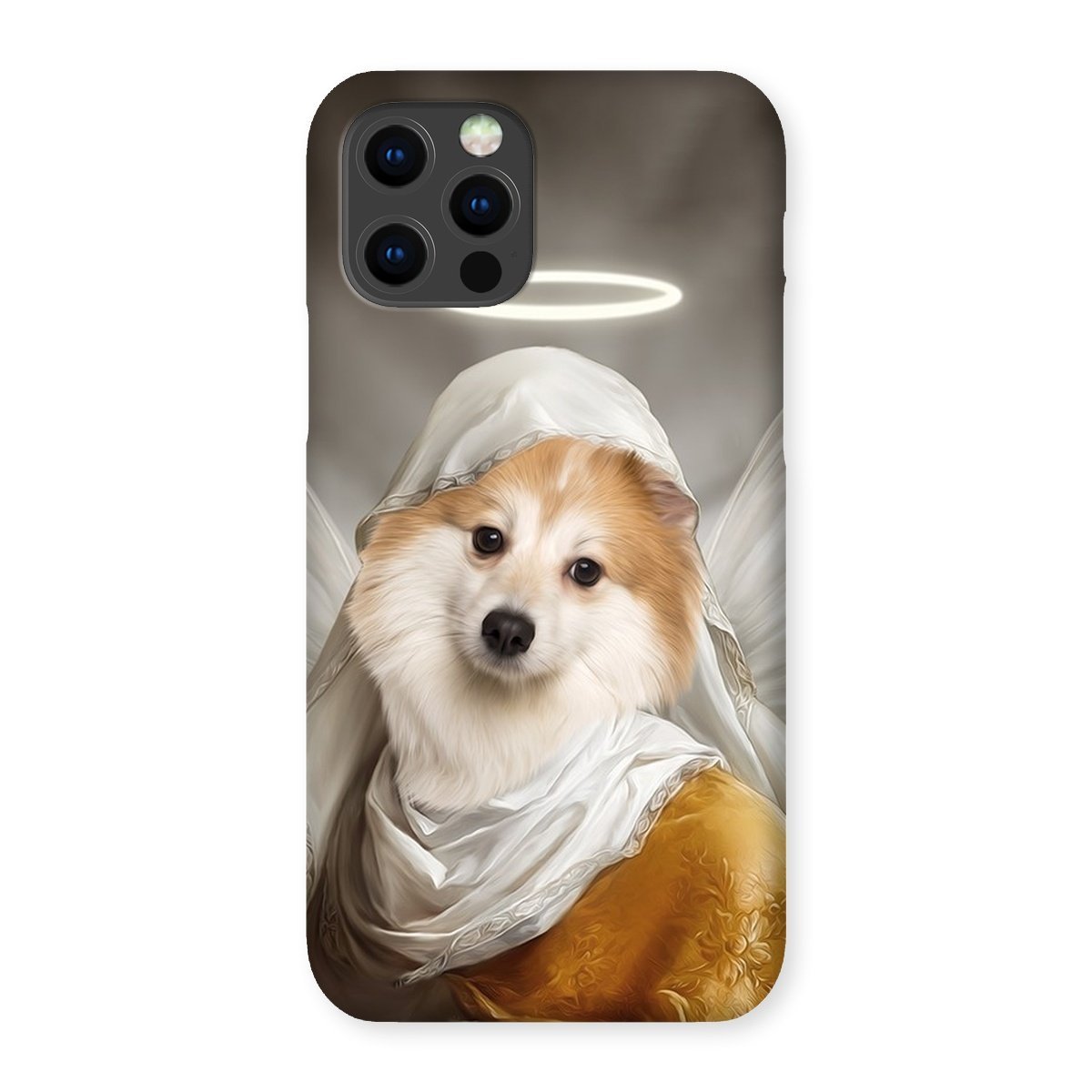 The Angel: Custom Pet Phone Case - Paw & Glory - paw and glory, iphone 11 case dogs, custom dog phone case, puppy phone case, personalized cat phone case, puppy phone case, Pet Portrait phone case,