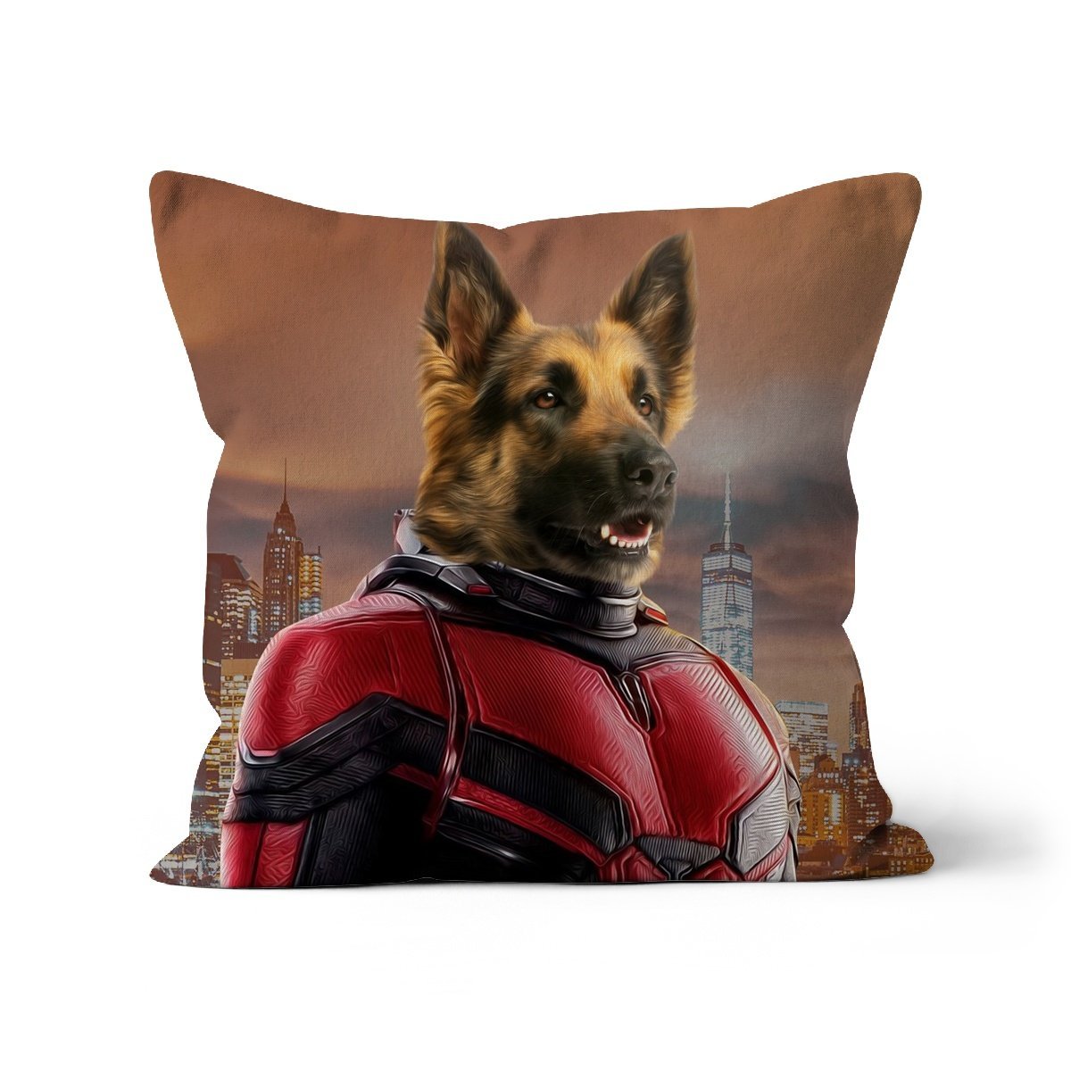 The Ant Man: Custom Pet Cushion - Paw & Glory - #pet portraits# - #dog portraits# - #pet portraits uk#paw and glory, custom pet portrait cushion,custom pillow of your pet, pet pillow, custom cat pillows, photo pet pillow, dog memory pillow