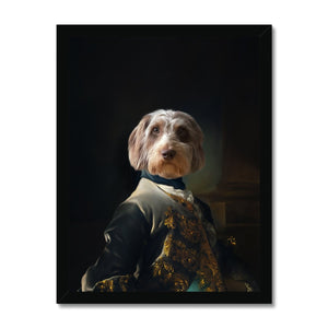 The Aristocrat: Custom Pet Portrait - Paw & Glory, pawandglory, dog portraits admiral, pet portraits usa, pet portrait singapore, dog portraits admiral, dog portraits as humans, admiral dog portrait, pet portrait