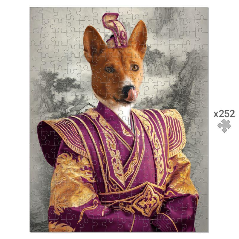 The Asian Emperor: Custom Pet Puzzle - Paw & Glory - #pet portraits# - #dog portraits# - #pet portraits uk#paw & glory, pet portraits Puzzle,pet photo painting, pet canvas art, pet portrait gift, funny dog portraits uk, personalised dog puzzle