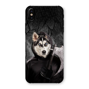 The Bark Reaper: Custom Pet Phone Case - Paw & Glory - #pet portraits# - #dog portraits# - #pet portraits uk#turn pet photos to art, pet artwork, dog paintings from photos, pet painting, personalized pet picture frames, Pet portraits, Purr and mutt
