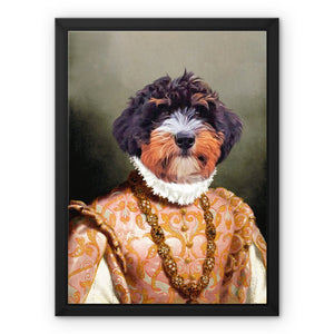 The Baroness: Custom Pet Canvas - Paw & Glory - #pet portraits# - #dog portraits# - #pet portraits uk#paw & glory, pet portraits canvas,personalised pet canvas, dog canvas, pet on canvas uk, dog pictures on canvas, my pet canvas Canvas