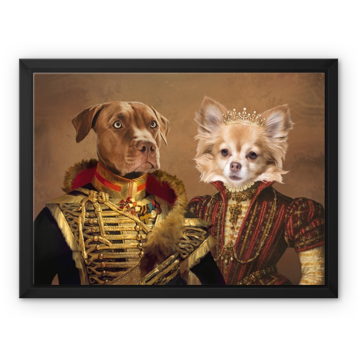 The Betrothed: Custom Pet Canvas - Paw & Glory - #pet portraits# - #dog portraits# - #pet portraits uk#paw and glory, pet portraits canvas,dog canvas bag, dog wall art canvas, dog canvas print, pet photo to canvas, pet canvas portraits